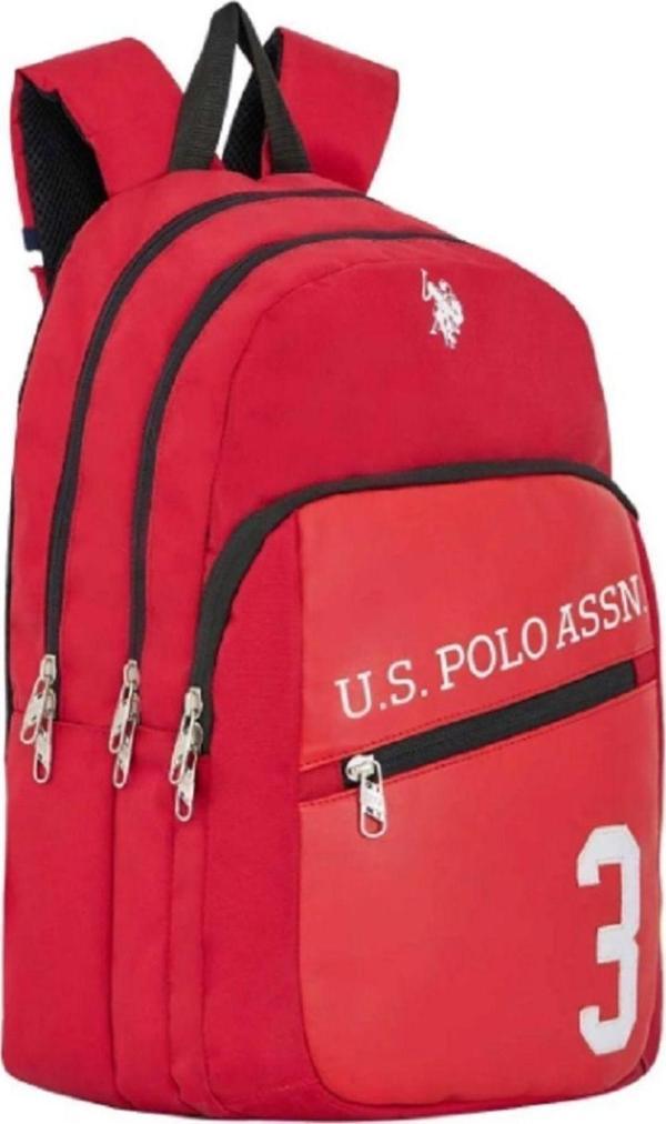 Newayer Us Polo Kırmızı Spor Sırt Çantası - Image 1