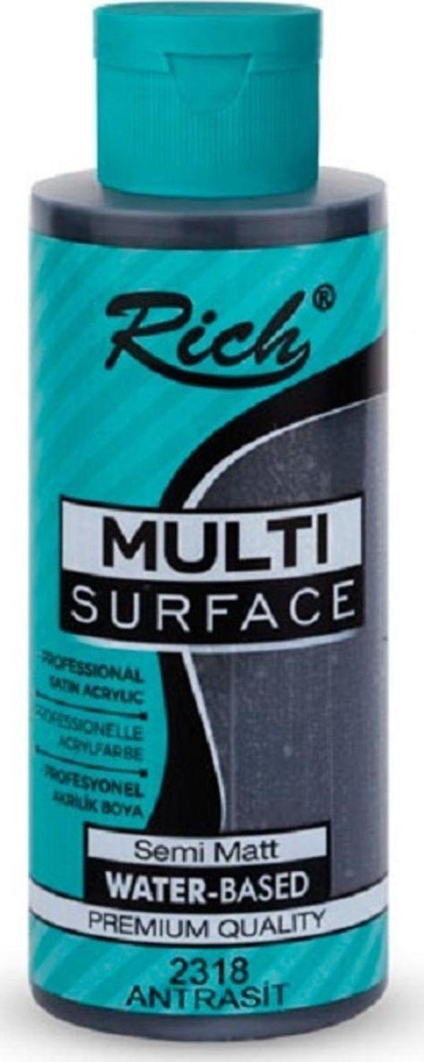 Multi Surface Her Yüzey Için Akrilik Mobilya Boyası 120 Cc Antrasit 2318 - Image 1