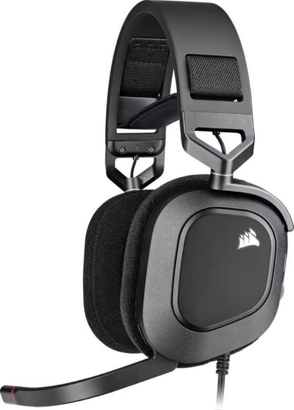 CORSAIR CA-9011237-EU HS80 USB Dolby Audio RGB 7.1 Surround Siyah Kablolu Gaming Kulaklık - Image 1