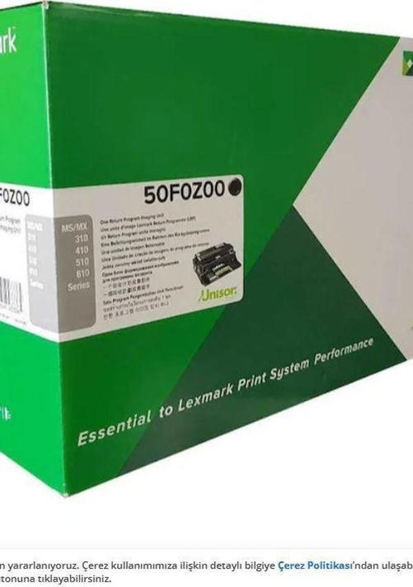 Lexmark 50F0Z00 (500Z) 60.000 Sayfa Drum MS310-312-317-410-415-417-510-610 MX317-410-510-511-611 - Image 1