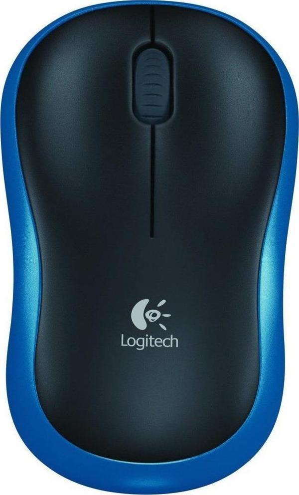 Logitech 910-002236 M185 Mavi Kablosuz Mouse - Image 1