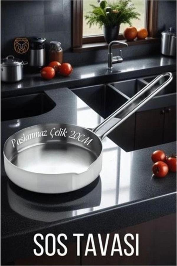 Modacar Çelik 20 Cm Sos Tavası Martorano Design - Image 1