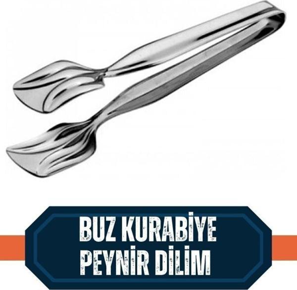 Homecare Çelik Buz Kurabiye Peynir Dilim Maşası - Image 1