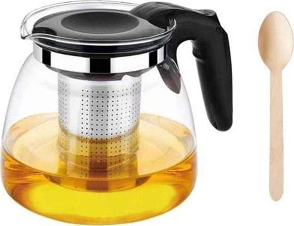 Homecare 6 Set 900 Ml Süzgeçli French Press Cam Demlik Kaşık Set 715119 - Image 1