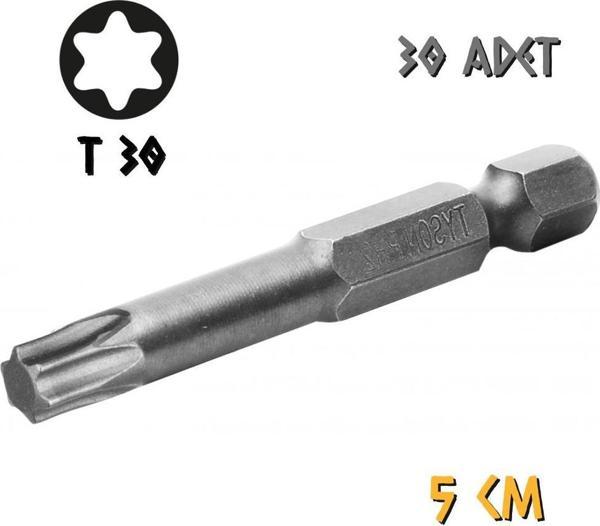 Kupa Tyson Vidalama Ucu Bits Uç - T30 Tork - 5 cm. - 30 Adet - Image 1