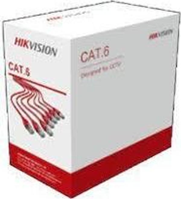 Hikvision DS-1LN6U-G CAT6 UTP Network 305mt Gri Kablo( U-UTP Solid Copper, 0.55 mm, Gray) - Image 1