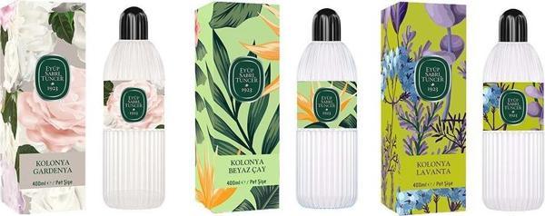 Eyüp Sabri Tuncer Kolonya Gardenya, Beyaz Çay ve Lavanta Pet Şişe 400 ml - Image 1
