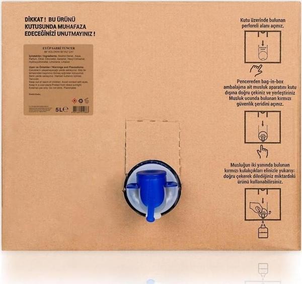 Beyaz Çay Kolonyası 5 lt - Bag in Box - Image 1