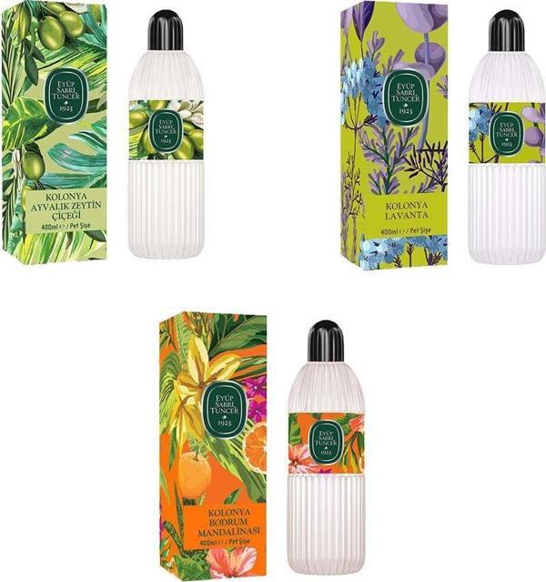 Eyüp Sabri Tuncer Kolonya Bodrum Mandalinası, Ayvalık Zeytin Çiçeği ve Lavanta - Image 1