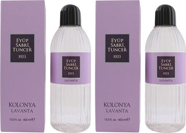 Eyüp Sabri Tuncer Lavanta Kolonyası 400 Ml Silindir Pet Şişe x 2 - Image 1