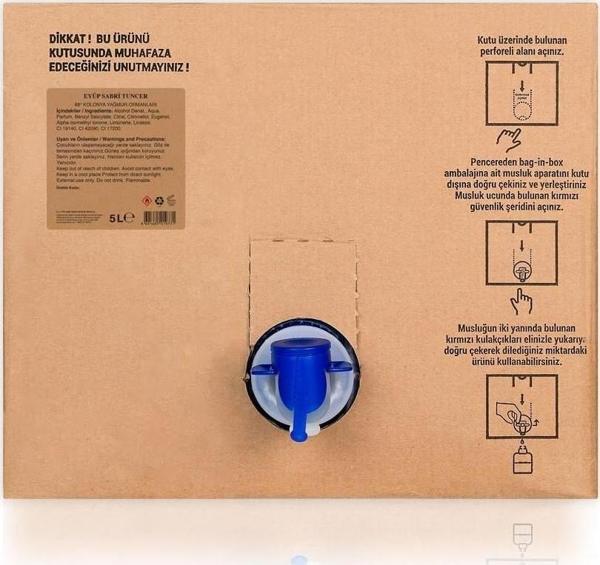 Yağmur Ormanları Kolonyası 5 lt - Bag in Box - Image 1