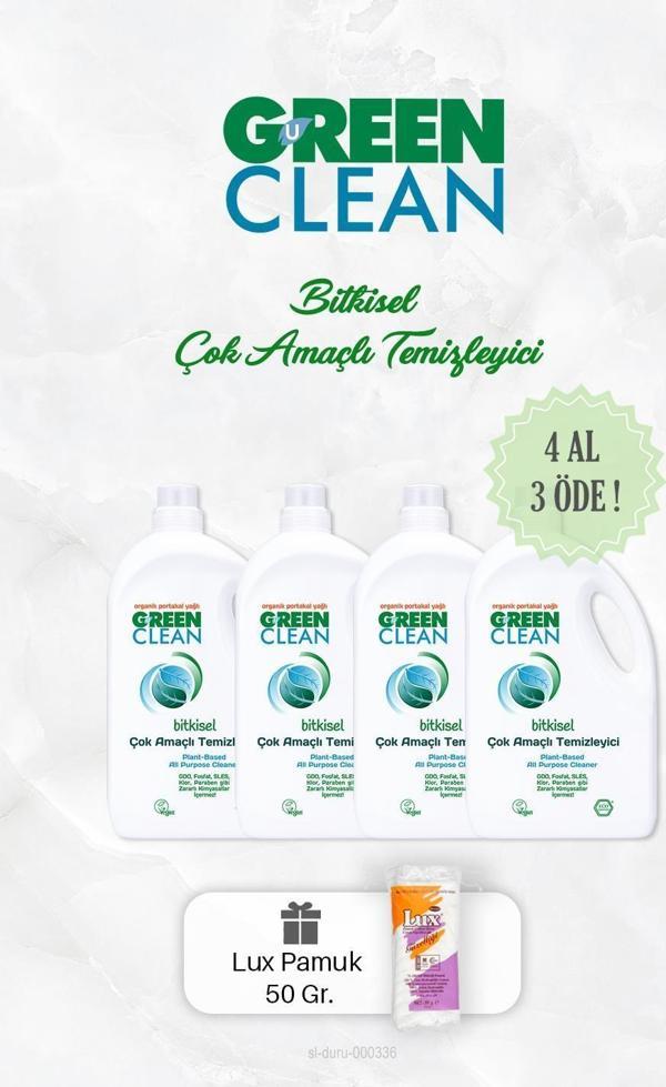 4 AL 3 ÖDE Bitkisel Çok Amaçlı Temizleyici Portakallı 2750 ml - Image 1
