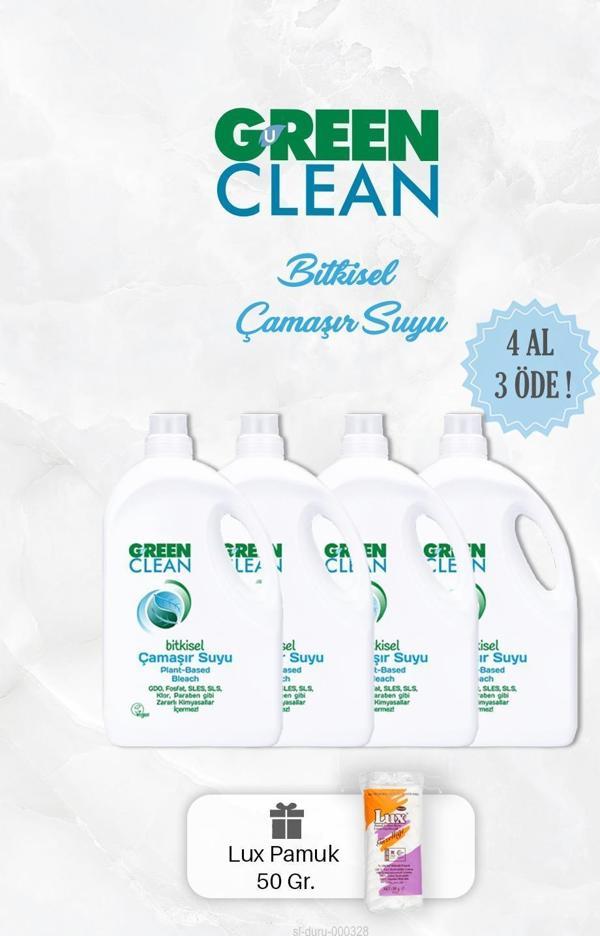 4 AL 3 ÖDE Green Clean Bitkisel Çamaşır Suyu 2750 ml - Image 1