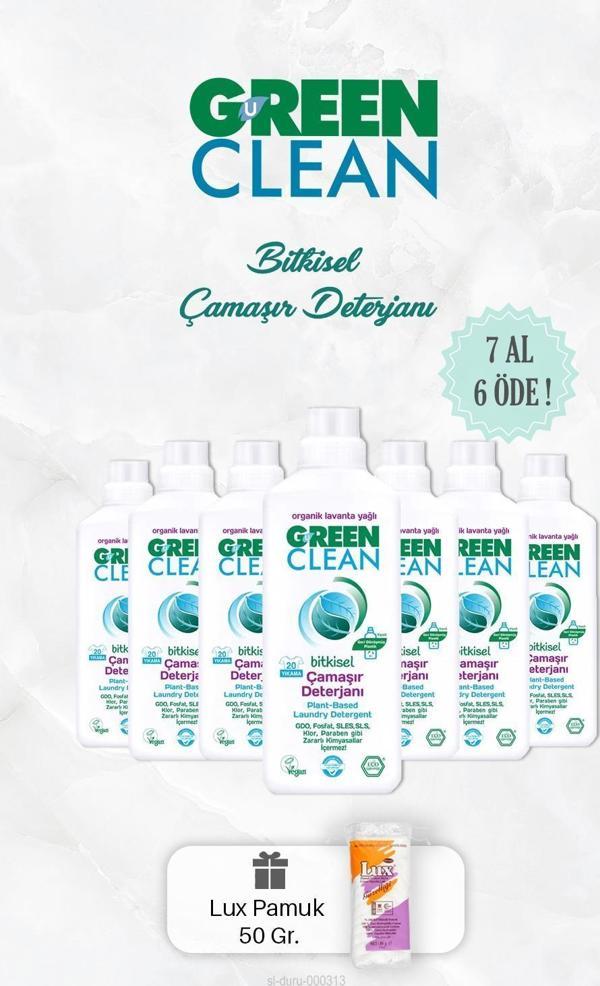 7 AL 6 ÖDE Bitkisel Çamaşır Deterjanı Lavantalı 1000 ml - Image 1