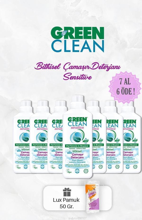 7 AL 6 ÖDE Bitkisel Çamaşır Deterjanı Sensitive 1000 ml - Image 1