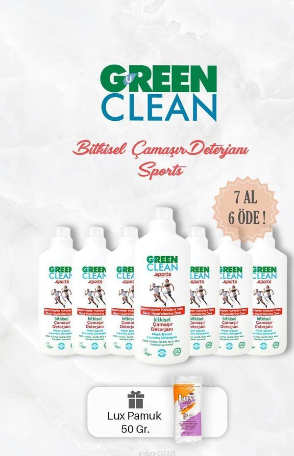 7 AL 6 ÖDE Bitkisel Çamaşır Deterjanı Sports 1000 ml - Image 1