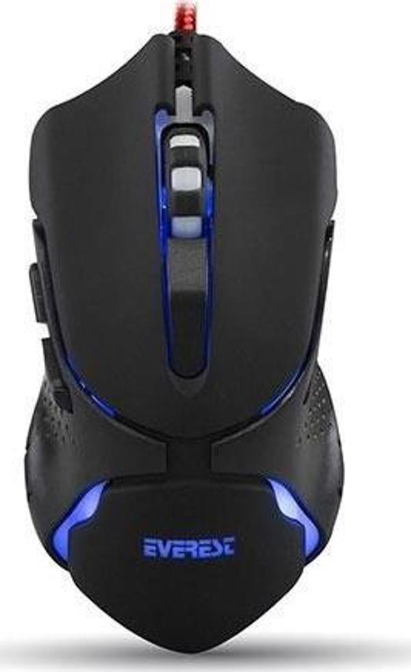 Everest Sgm-X8 Usb Siyah Kablolu Gaming Mouse - Image 1