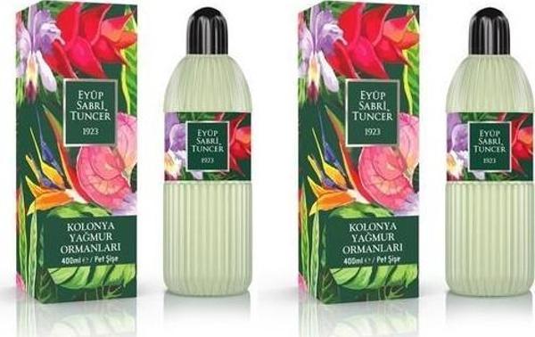 Eyüp Sabri Tuncer Yağmur Ormanları Kolonya Pet Şişe 400 ML x 2 - Image 1