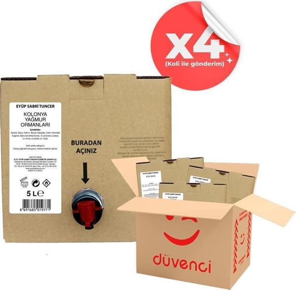 Eyüp Sabri Tuncer Yağmur Ormanları Kolonyası 5 lt x 4 - Image 1