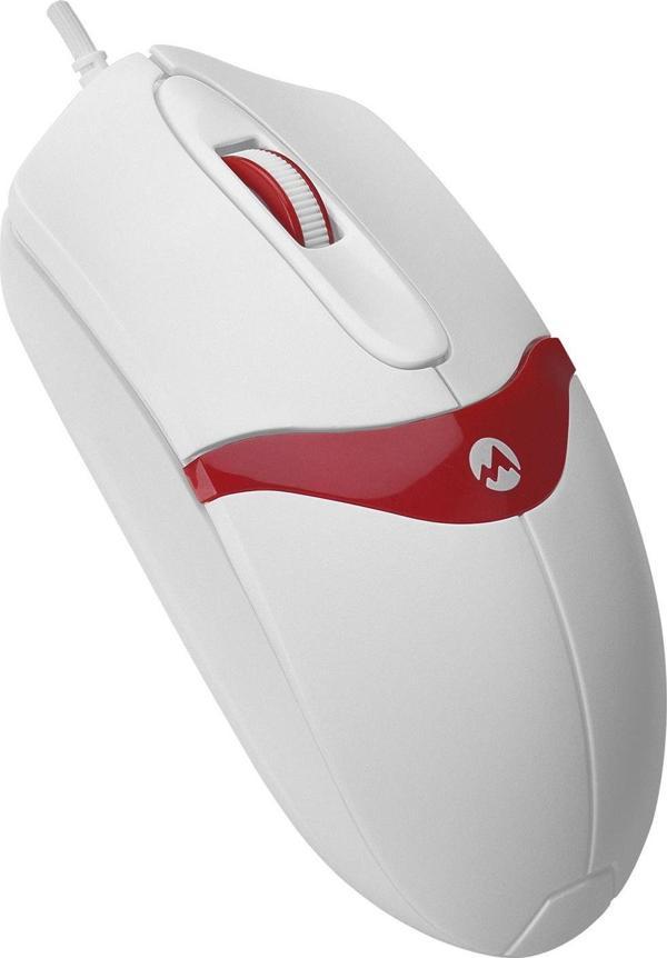 Everest SM-220 Usb Beyaz-Kırmızı 1200dpi 3D Optik Kablolu Mouse - Image 1