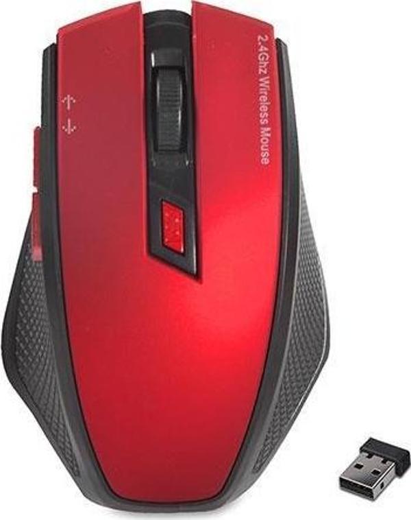 Everest SMW-777  KIRMIZI USB 2.4 GHZ Optik Kablosuz Mouse - Image 1