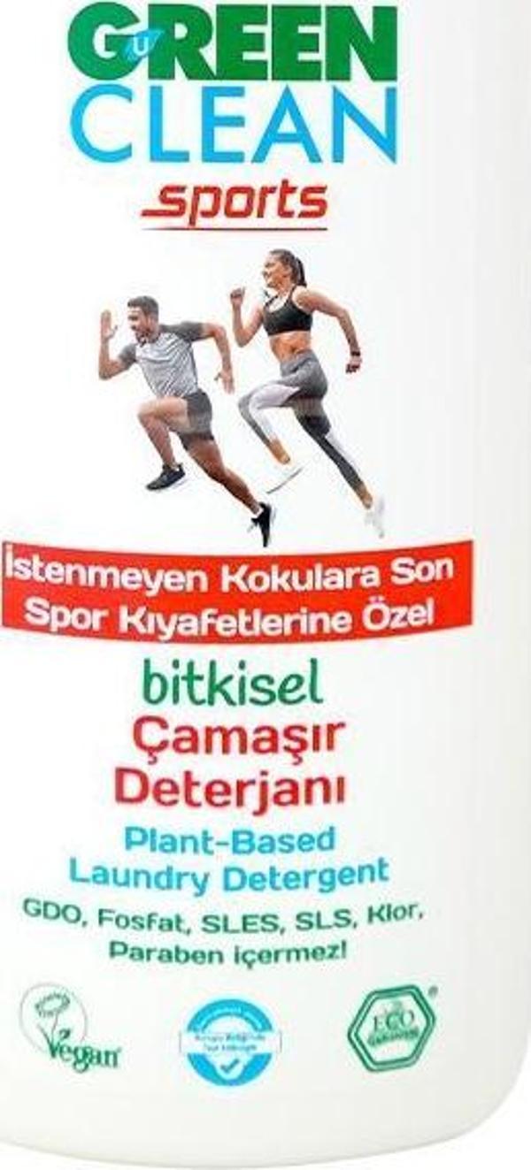 Green Clean Sports Bitkisel Çamaşır Deterjanı 1000 ml - Image 1