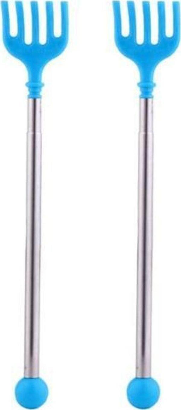 Transformacion 2 Li Hanımeli Metal Sırt Kaşıma Aparatı Mavi - Image 1