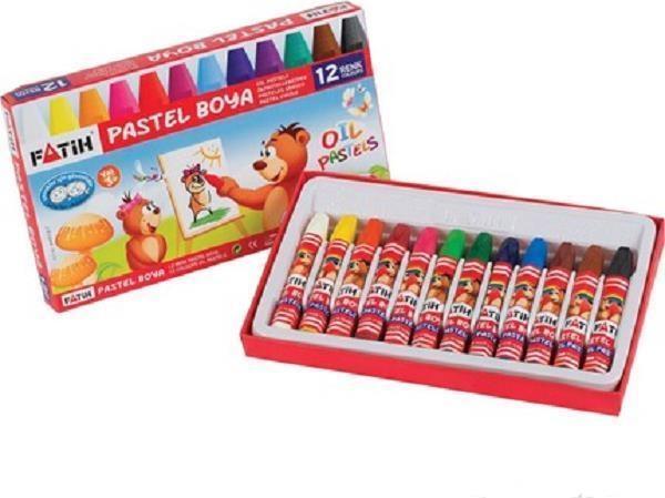 Fatih 12 Renk Pastel Boya Karton Kutu 34012 - Image 1
