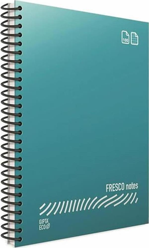 Gıpta Fresco Spiralli PP Kpk Defter A4 72 YP Düz 4934 - Image 1
