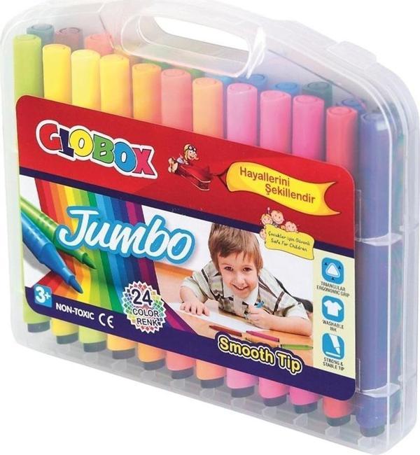 Globox Keçeli Kalem Jumbo Üçgen 24 Lü 1517 - Image 1