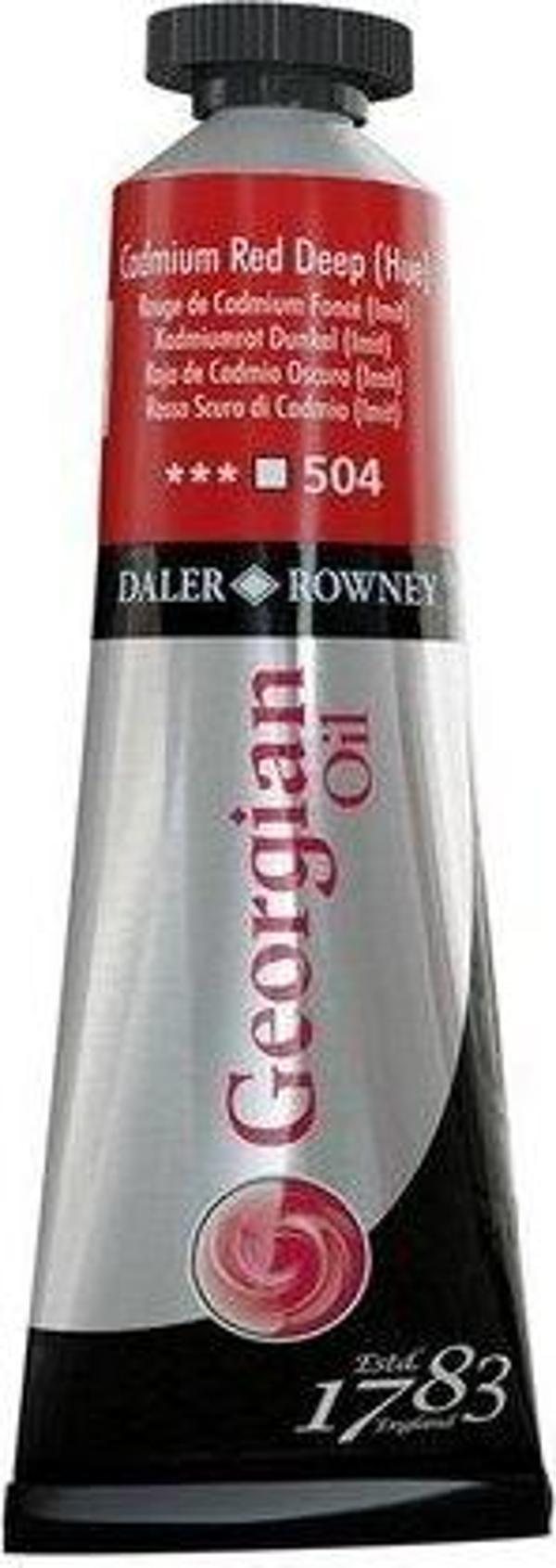 Daler Rowney Georgian Yağlı Boya Goc 38 ml Cad Red Deep (Hue) 111014504 - Image 1