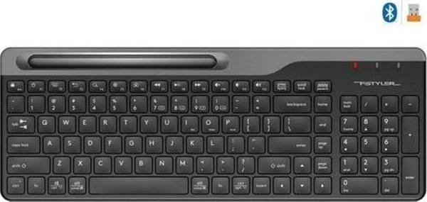 A4Tech Fbk25 Siyah Bluetooth+2.4G Nano Fn Multimedya Klavye - Image 1