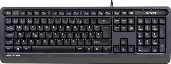 A4Tech Fk10 F Usb Fsytyler Gri Tr Fn-Multimedya Klavye - Image 1