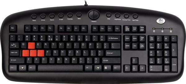 A4Tech Kb-28G Siyah Usb Multımedya Gamer Klavye - Image 1