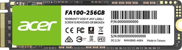 Acer FA100 256GB (BL.9BWWA.118) Ssd (HDDSSD0003FA256) Harddisk - Image 1