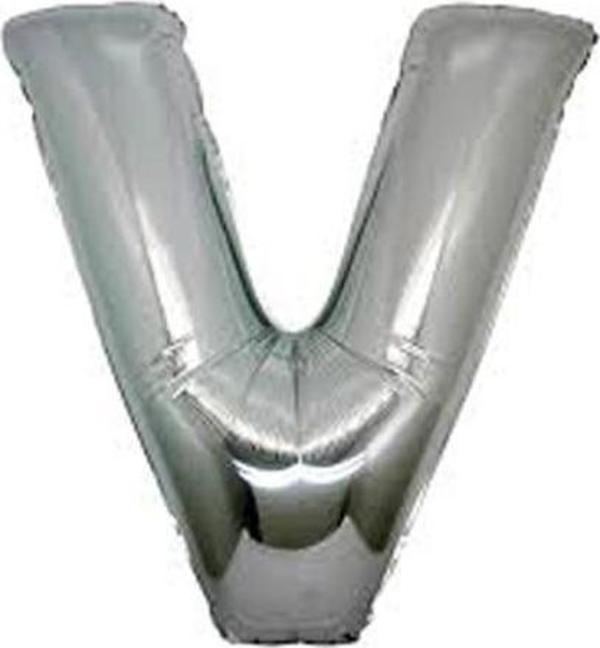 Gümüş Rengi Folyo Balon 1 Metre - Image 1