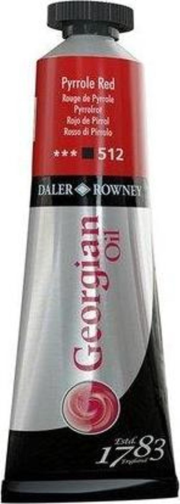 Daler Rowney Georgian Yağlı Boya Goc 38 ml Pyrrole Red 111014512 - Image 1