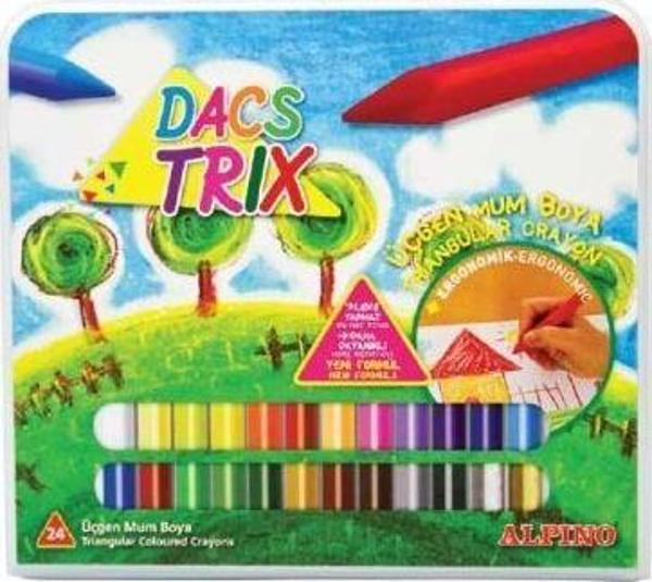 Alpino Mum Pastel Boya Dacstrix Çantalı Üçgen 24 Renk DA000127 - Image 1