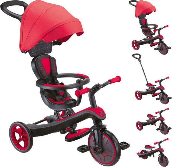Globber Explorer 4İn1 Trike Bisiklet - Kırmızı - Image 1