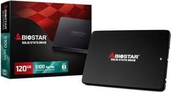 Biostar 120GB S100 Sata 3 SSD Disk SM120S2E31 530MB-s-380MB-s Harddisk - Image 1