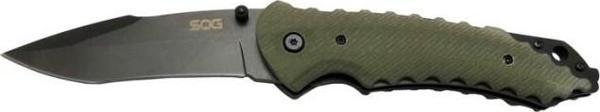 Sog Kiku Çakı Haki 22 cm Deri Kılıf , Kemerlikli - Image 1