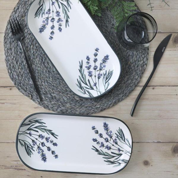 Keraart Çiçek Bahçesi Noyan Kayık Tabak 28 Cm 2 Adet 18940 - Image 1
