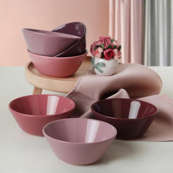 Keramika Mix Hitit Çorba Kasesi 14 Cm 6 Adet - 451/572 - Image 1