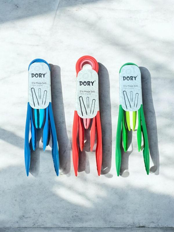 Dory 3'lü Plastik Maşa Seti - 3 Adet - Image 1