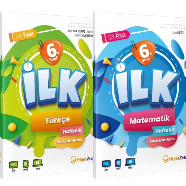 2025 6.SINIF İLK TÜRKÇE VE MATEMATİK HAFTALIK SORU BANKASI - HİPER ZEKA - Hiper Zeka Yayınları - Image 1