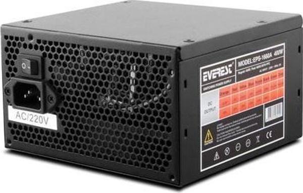 Everest EPS-1660A Peak 460W PFC 4-Sata, 2-6+2 PIN  Güç Kaynağı - Image 1