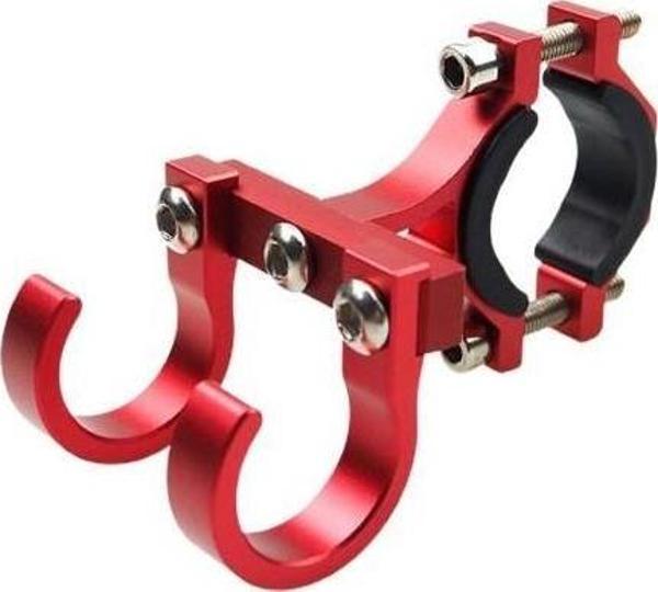 Xbyc 2147 Bisiklet Elektrikli Motosiklet Ve Scooter Alüminyum Gidon Eşya Taşıma Kancası Kırmızı - Image 1