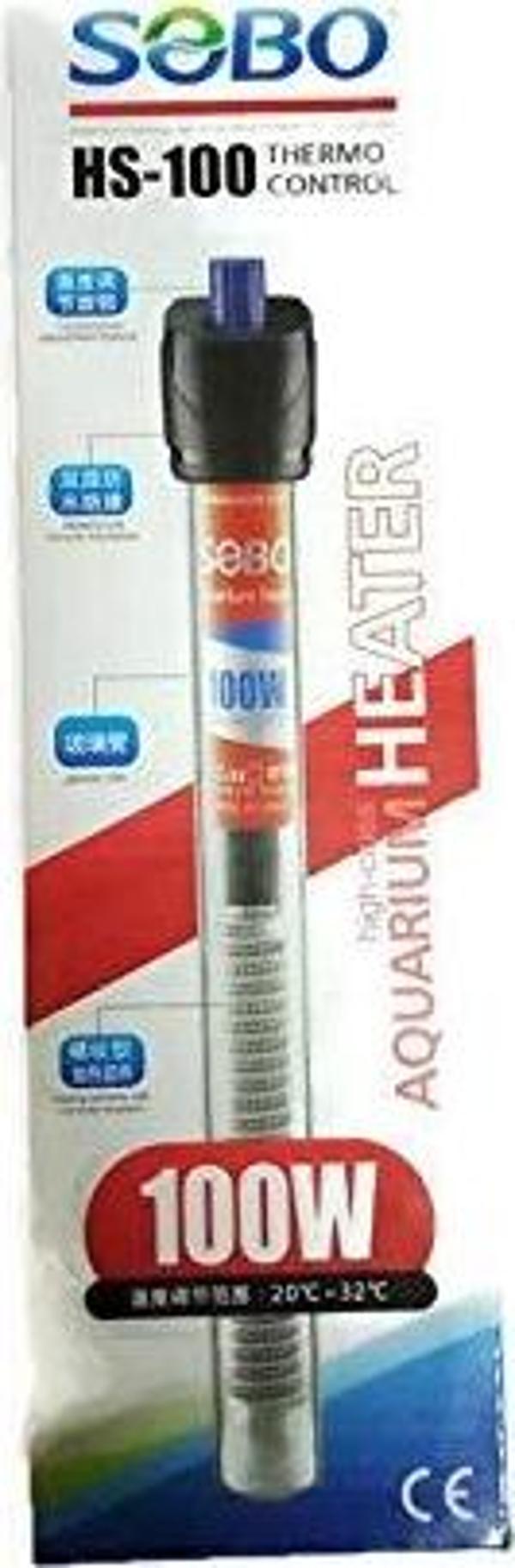 Sobo HS-100 Akvaryum Cam Isıtıcı 100W - Image 1