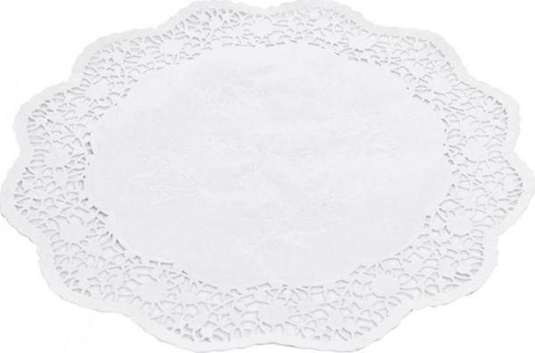 Dolphin Kağıt Kase Altlığı Yuvarlak Dantel 22 CM (100 Adet) - Image 1