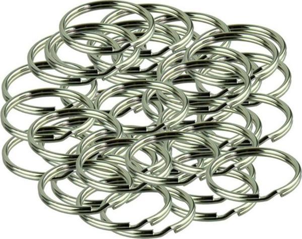 Anahtarlık Halkası Metal 2.2 Cm (50 Adet) - Image 1